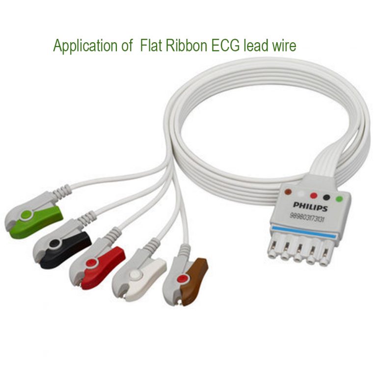 5 Lead ECG Cable ECG Trunk Cables Comply With IEC And AHA