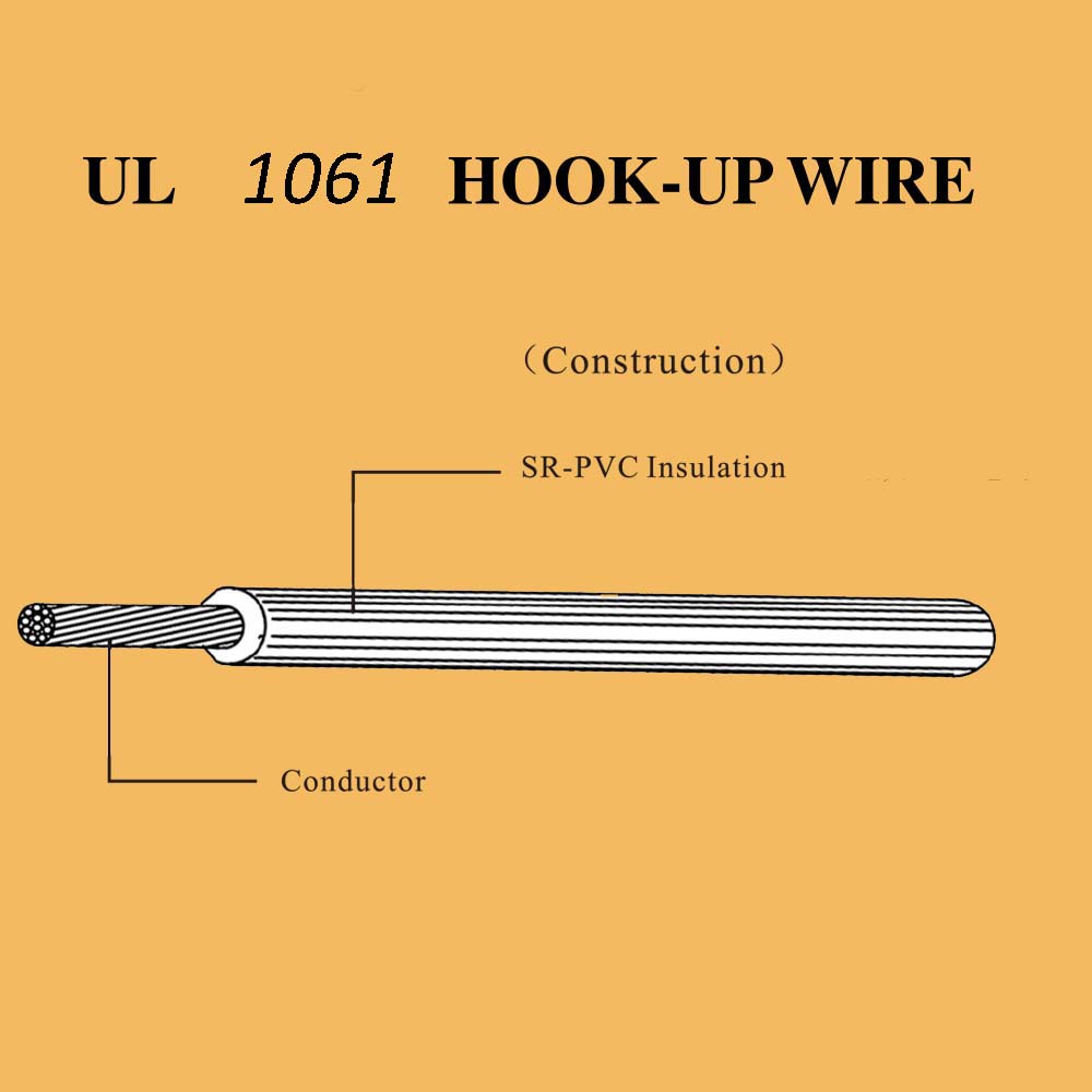 UL 1061 hook-up wire 30-16AWG