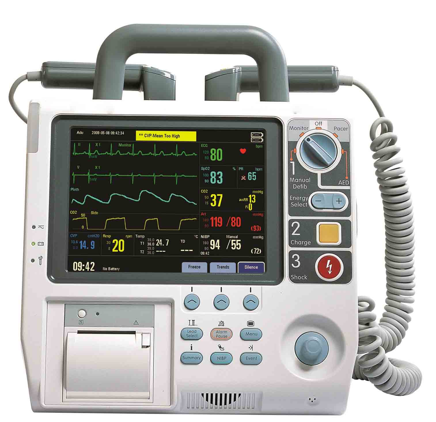 ECG monitor with Defibrillator