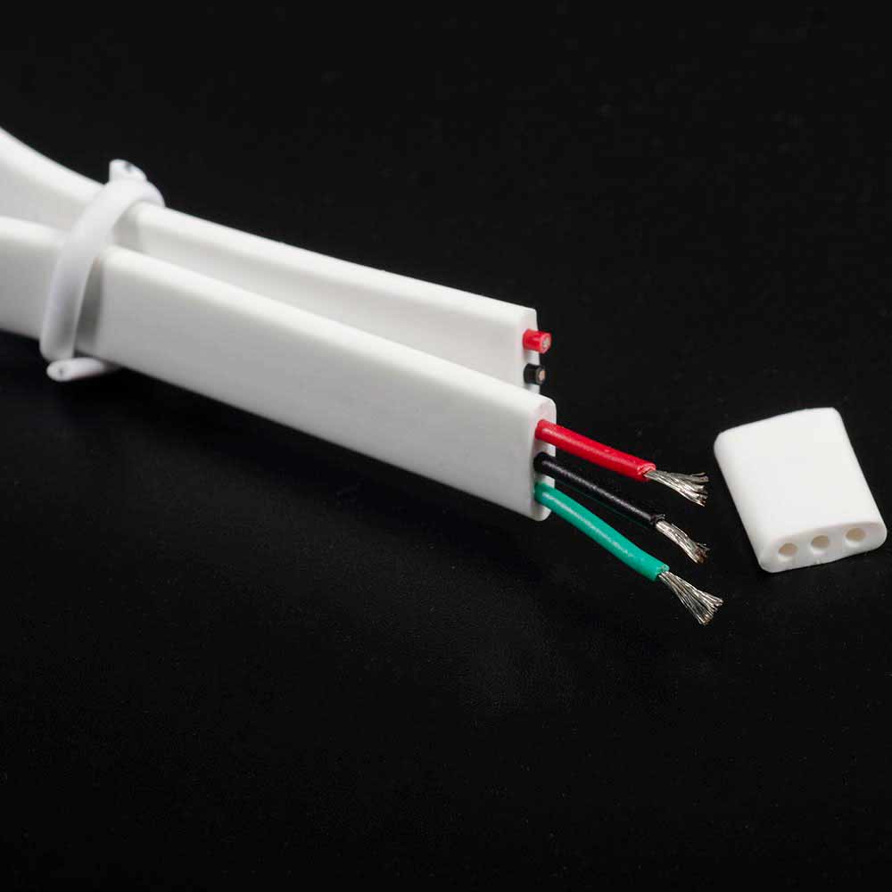 3 lead Flat cable medical grade wire TPU Jacket