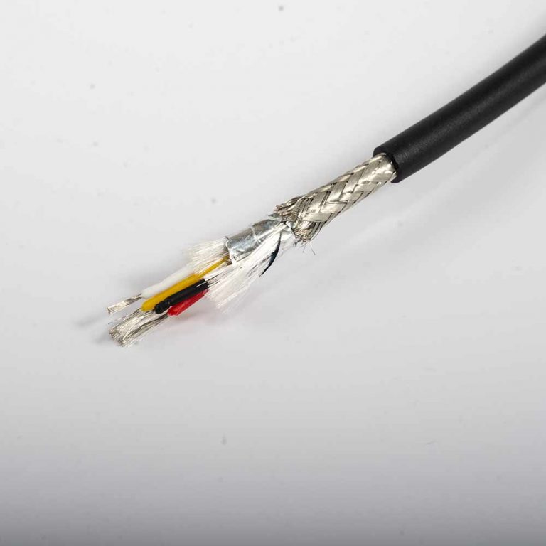 4 core shielded signal cable with AL foil and braid double shield | YQF ...