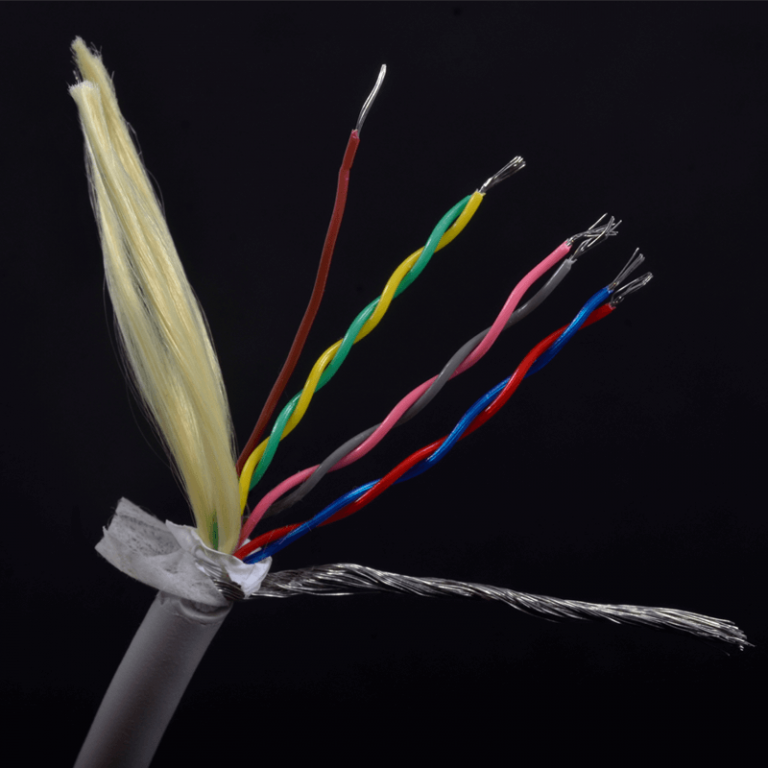 30 AWG 7 Conductor Shielded Cable 3 Twisted Pair & 1 Single