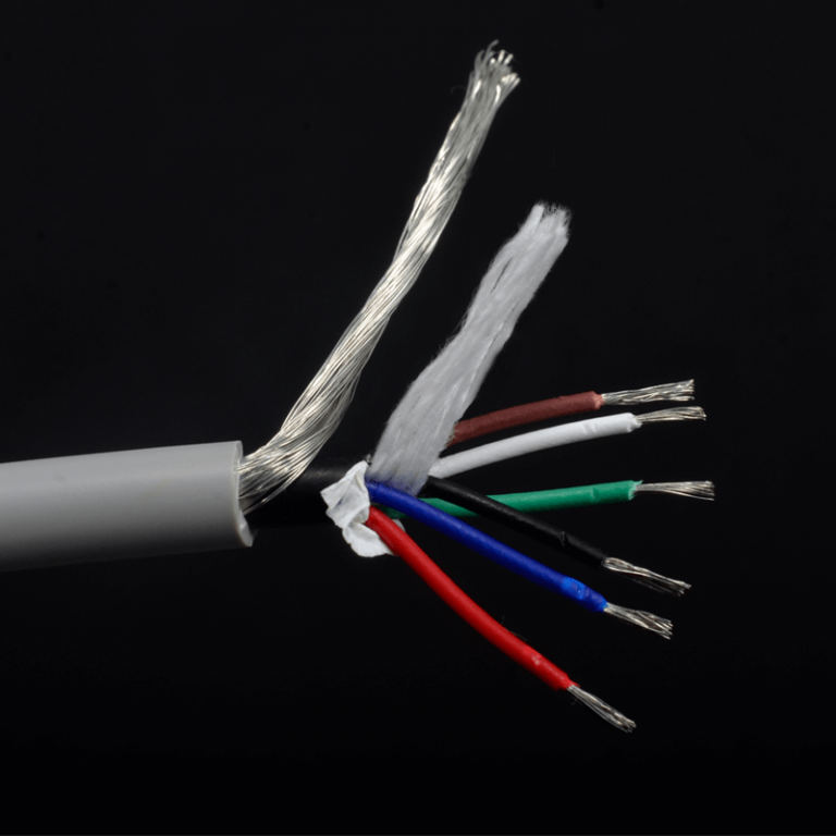 25 Awg 6 Conductor Shielded Cable For ECG Cable Assembly