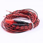 Red &Black Twisted EEG Electrodes leadwire