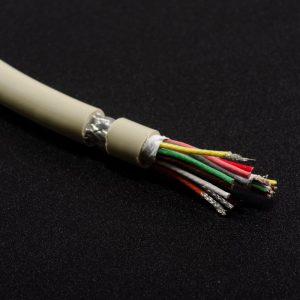 24 wire MRI cable with 12 coax 32AWG and 12 strand 26AWG signal wire